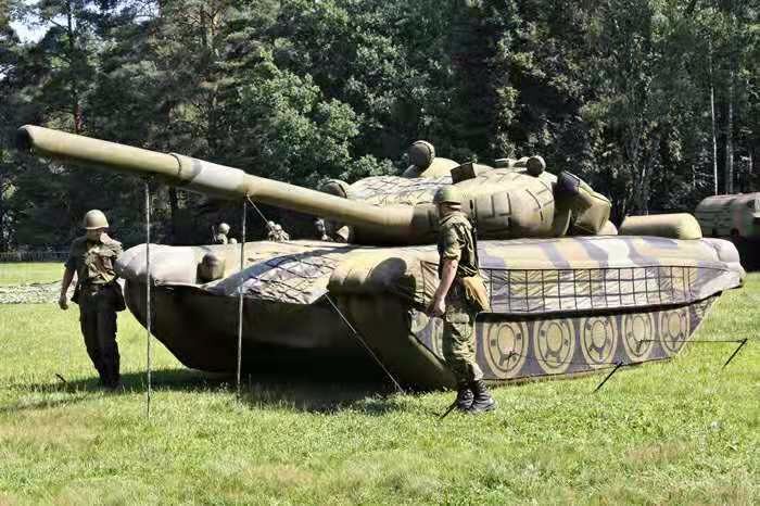 山西大型军用充气坦克